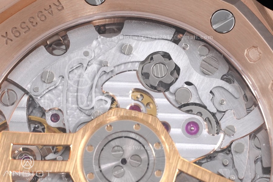 Royal Oak Chrono 26240 RG APSF 1:1 Best Edition Green Dial on RG Bracelet SA4401 Super Clone