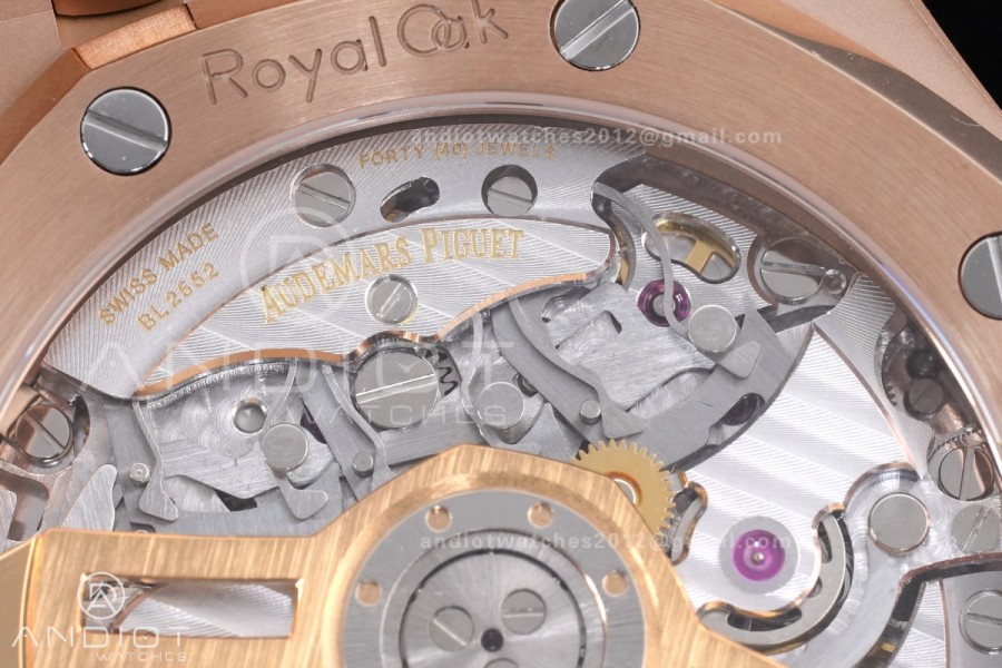Royal Oak Chrono 26240 RG APSF 1:1 Best Edition Green Dial on RG Bracelet SA4401 Super Clone