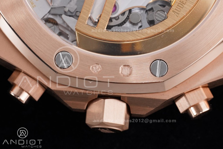 Royal Oak Chrono 26240 RG APSF 1:1 Best Edition Green Dial on RG Bracelet SA4401 Super Clone