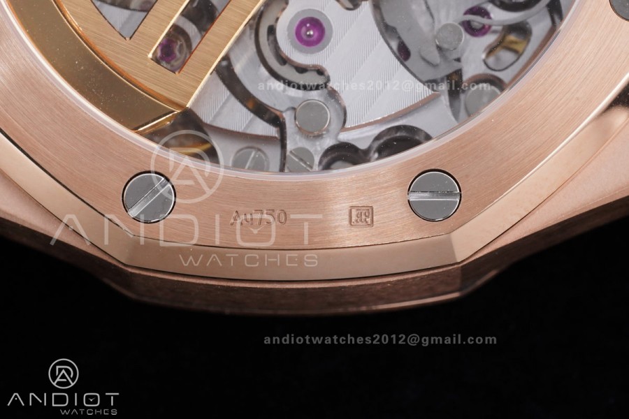 Royal Oak Chrono 26240 RG APSF 1:1 Best Edition Green Dial on RG Bracelet SA4401 Super Clone