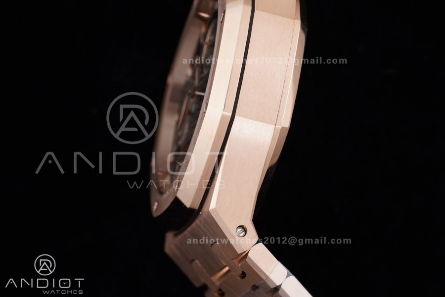 Royal Oak Chrono 26240 RG APSF 1:1 Best Edition Green Dial on RG Bracelet SA4401 Super Clone
