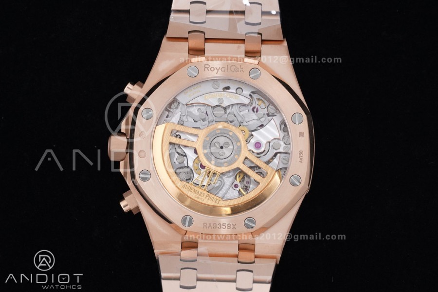 Royal Oak Chrono 26240 RG APSF 1:1 Best Edition Green Dial on RG Bracelet SA4401 Super Clone