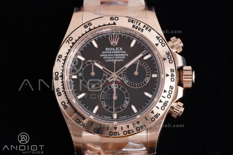 Daytona 126505 THBF 1:1 Best Edition Chocolate Dial on RG Bracelet SH4131