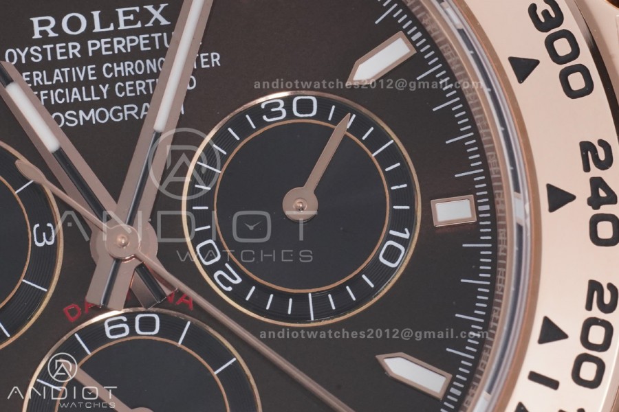 Daytona 126505 THBF 1:1 Best Edition Chocolate Dial on RG Bracelet SH4131