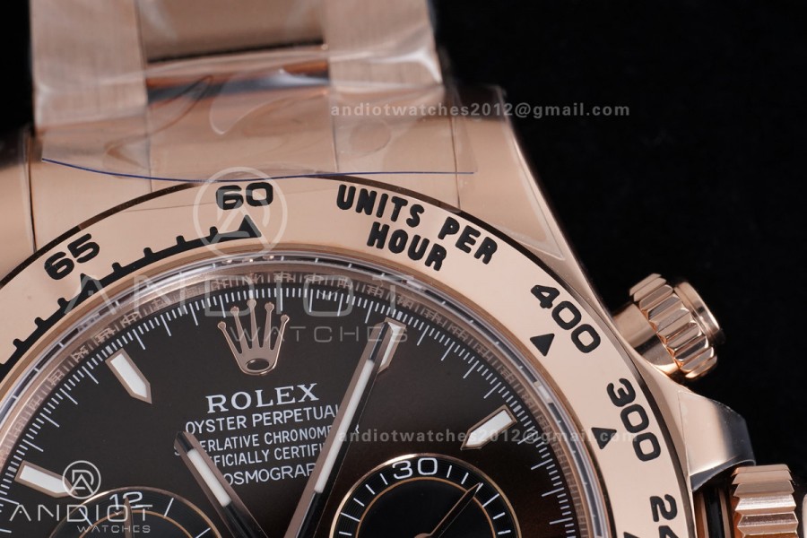 Daytona 126505 THBF 1:1 Best Edition Chocolate Dial on RG Bracelet SH4131