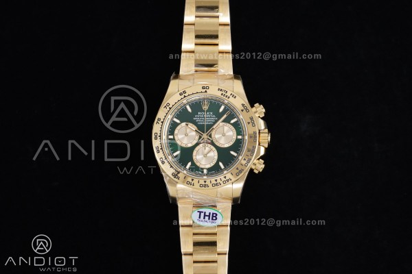 Daytona 126508 THBF 1:1 Best Edition Green/YG Dial...