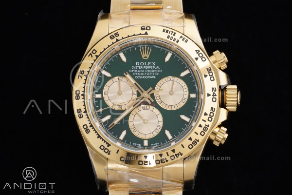Daytona 126508 THBF 1:1 Best Edition Green/YG Dial...