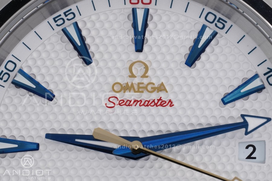Aqua Terra 150M Master Chronometers VSF 1:1 Best Edition Ryder Cup White Golf Dial  on SS Bracelet A8500