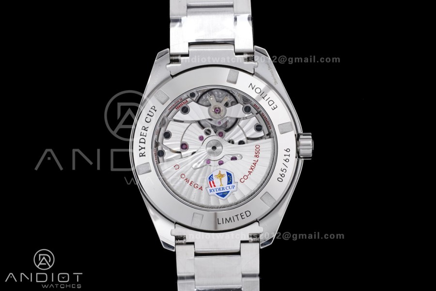 Aqua Terra 150M Master Chronometers VSF 1:1 Best Edition Ryder Cup White Golf Dial  on SS Bracelet A8500