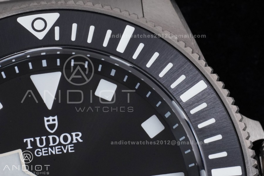 Pelagos 39mm Titanium ZF 1:1 Best Edition Black Dial on Titanium Bracelet A2824 V2