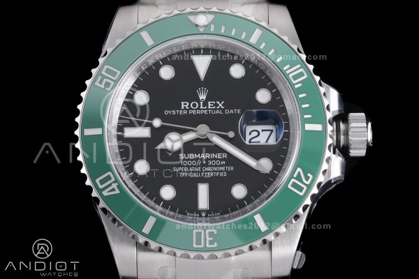 Submariner 41mm 126610 LV Starbucks 904L Steel VSF...