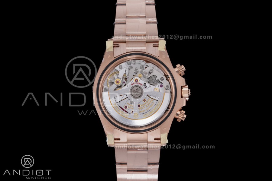 Daytona 126505 Gain Weight VSF 1:1 Best Edition RG Dial Black Sub-dial On Oyster Bracelet DD4131