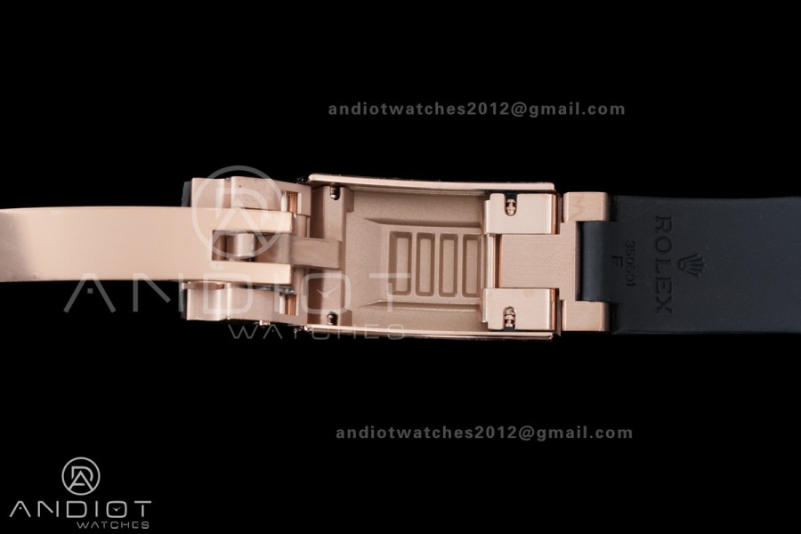 Daytona 126515 Gain Weight VSF 1:1 Best Edition Black Dial RG Sub-dial Stick Marker On Oyster-flex Strap DD4131