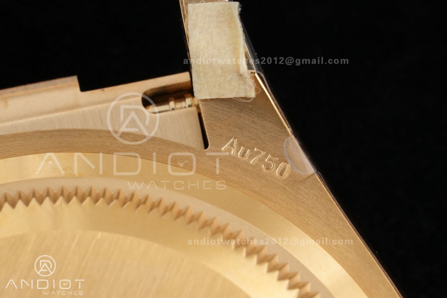 Daytona 126518 Gain Weight VSF 1:1 Best Edition Black Dial Gold Rim Black Sub-dial Stick Marker on Oyster-flex Strap DD4131