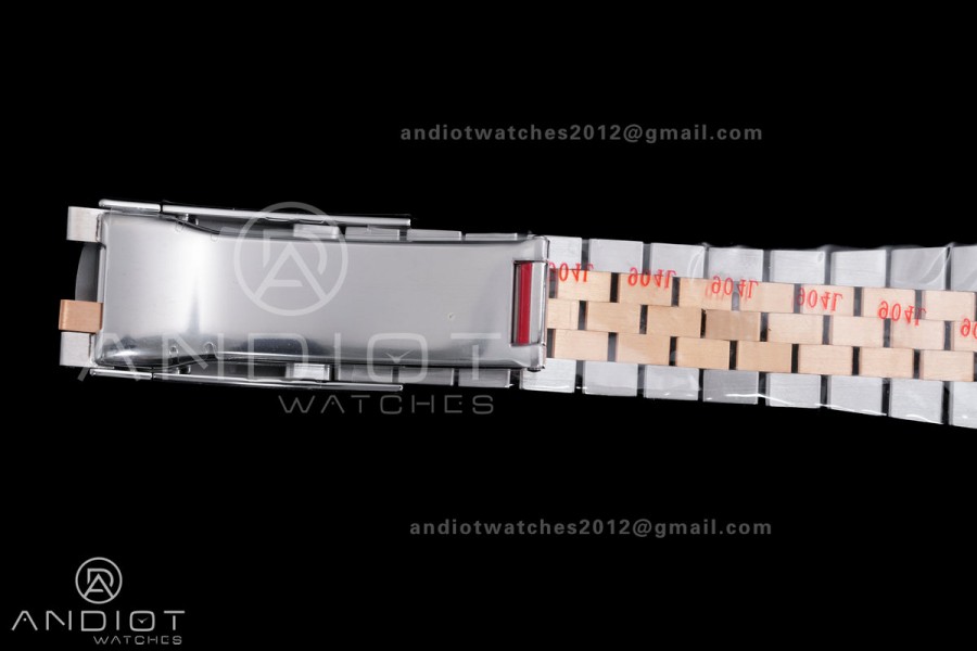 DateJust 41 126331 Clean 1:1 Best Edition 904L Steel Champagne Dial on SS/RG Jubilee Bracelet SH3235