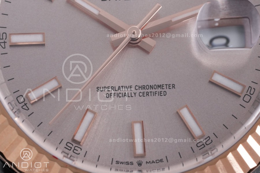 DateJust 41 126331 Clean 1:1 Best Edition 904L Steel Champagne Dial on SS/RG Jubilee Bracelet SH3235