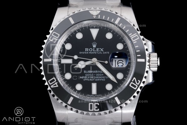 Submariner 116610 LN Black Ceramic Clean 904L 1:1 ...