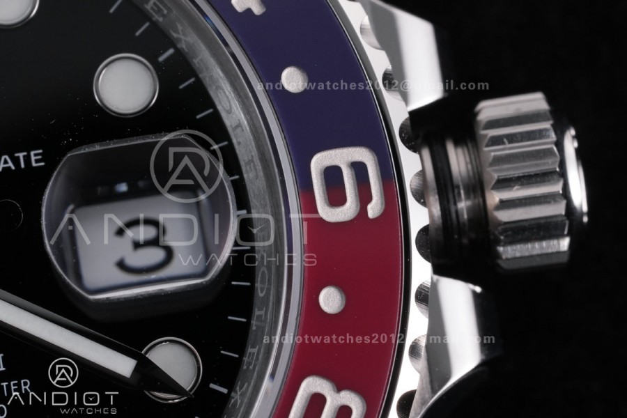 GMT-Master II 126710 BLRO Blue/Red Ceramic VSF Best Edition Pepsi on Jubilee Bracelet DD3285 V3