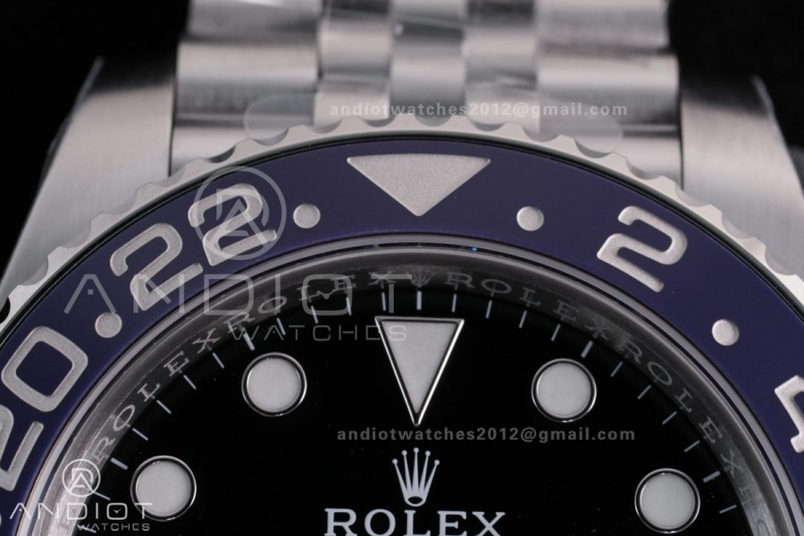 GMT-Master II 126710 BLRO Blue/Red Ceramic VSF Best Edition Pepsi on Jubilee Bracelet DD3285 V3