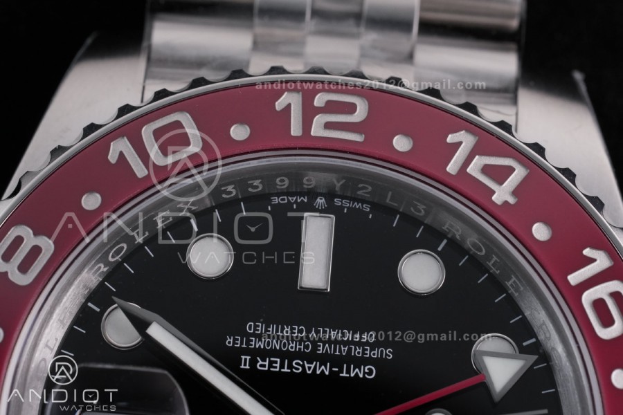 GMT-Master II 126710 BLRO Blue/Red Ceramic VSF Best Edition Pepsi on Jubilee Bracelet DD3285 V3