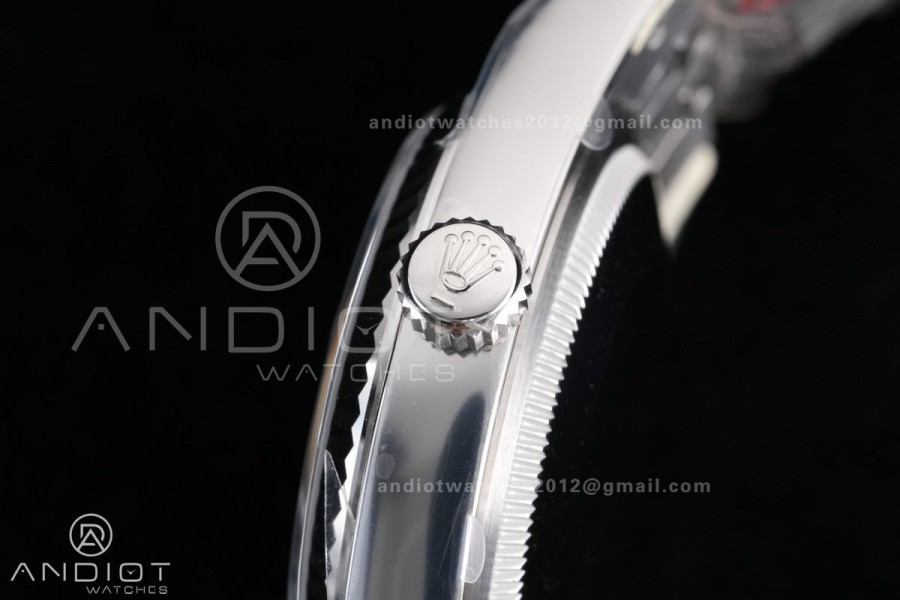 DateJust 36 126234 Clean 1:1 Best Edition 904L Steel Silver Stick Dial on Jubilee Bracelet SH3235
