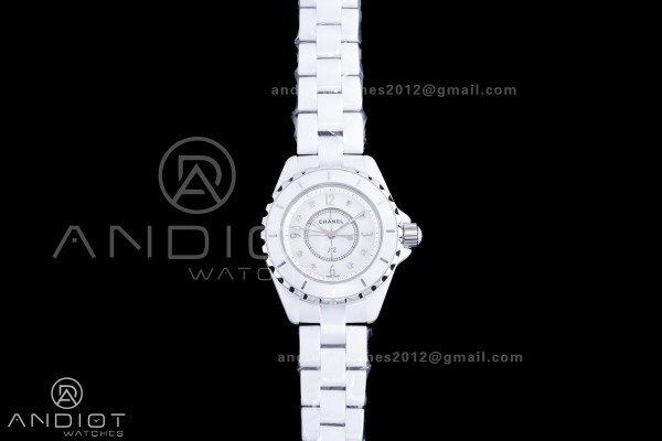 J12 33mm HTF 1:1 Best Edition White Korea Ceramic ...