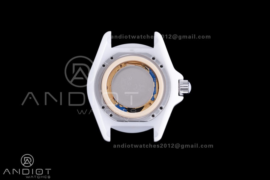 J12 33mm HTF 1:1 Best Edition White Korea Ceramic White Numeral Dial on Bracelet Swiss Quartz