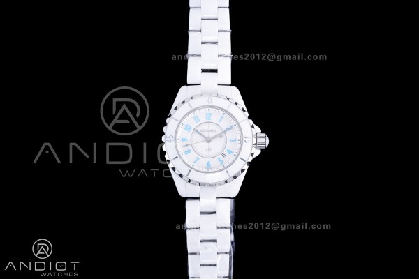 J12 33mm HTF 1:1 Best Edition White Korea Ceramic ...