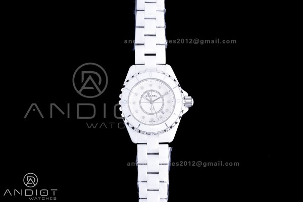 J12 33mm HTF 1:1 Best Edition White Korea Ceramic ...