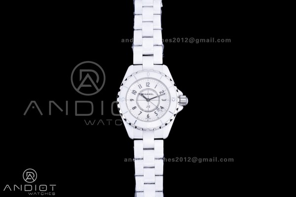 J12 33mm HTF 1:1 Best Edition White Korea Ceramic ...