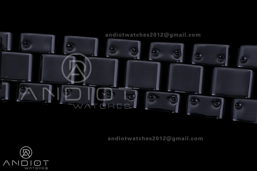 J12 33mm HTF 1:1 Best Edition Black Korea Ceramic Black Dial White Markers on Bracelet Swiss Quartz