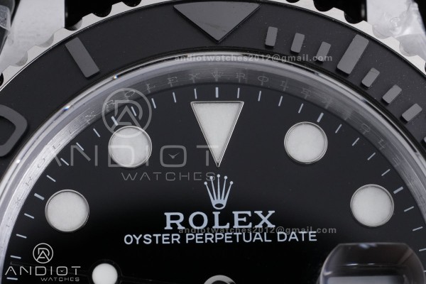 Yacht-Master 42mm 226659 SS QF 1:1 Best Edition 3D Black Ceramic Bezel on Oysterflex Strap SH3235 (Weighted)