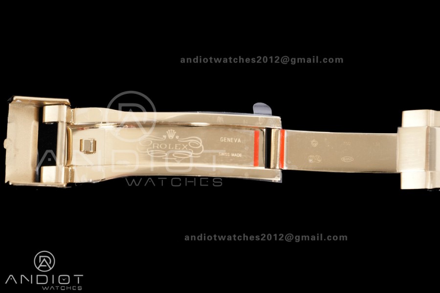 Yacht-Master 42mm 226658 YG QF 1:1 Best Edition 3D Black Ceramic Bezel on Oysterflex Strap SH3235 (Weighted)
