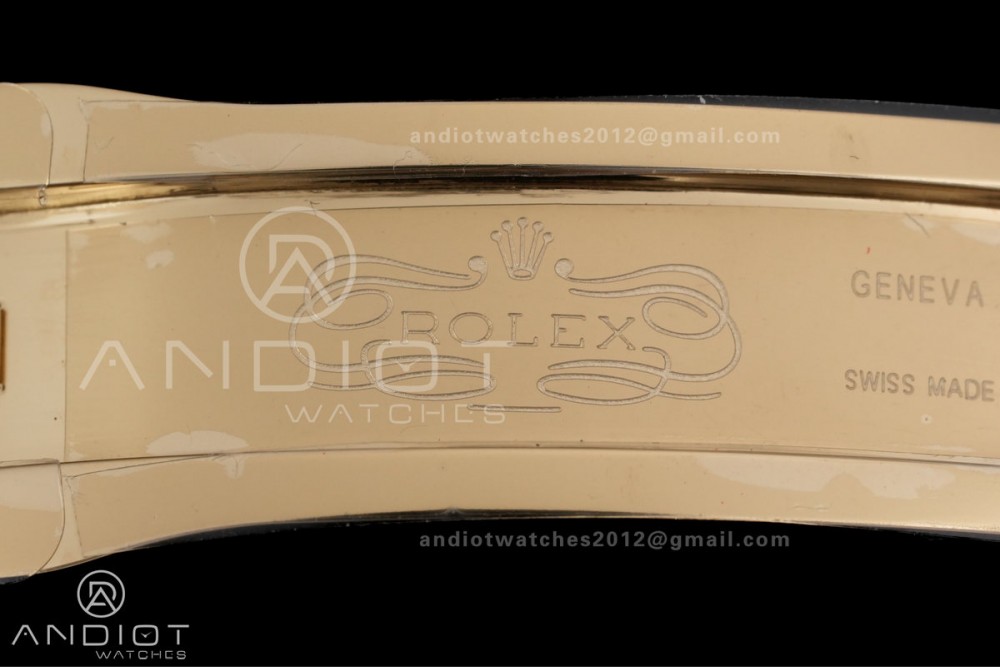 Yacht-Master 42mm 226658 YG QF 1:1 Best Edition 3D Black Ceramic Bezel on Oysterflex Strap SH3235 (Weighted)