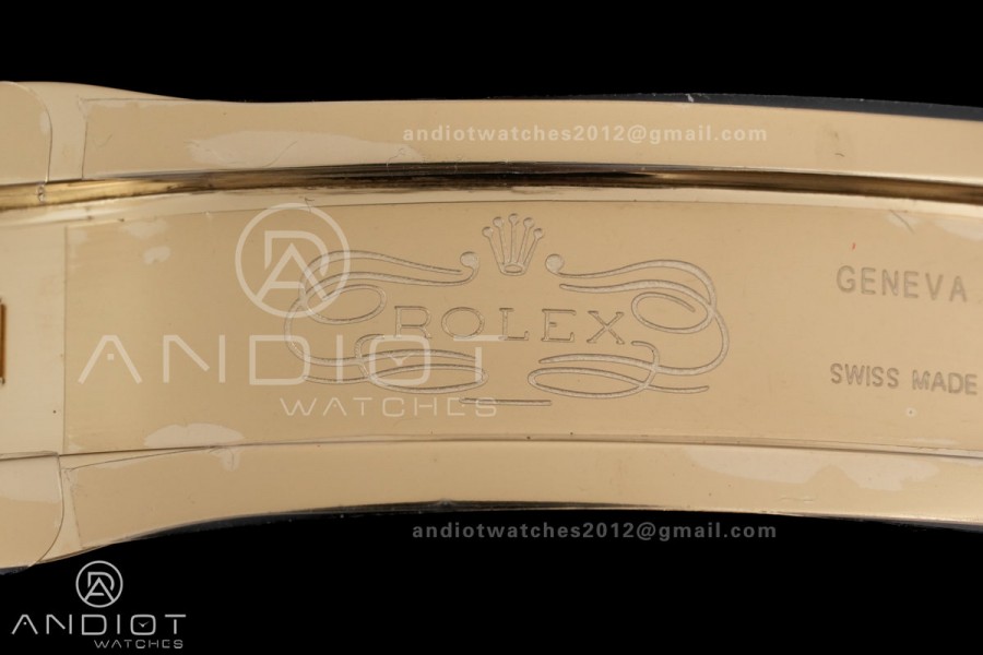 Yacht-Master 42mm 226658 YG QF 1:1 Best Edition 3D Black Ceramic Bezel on Oysterflex Strap SH3235 (Weighted)