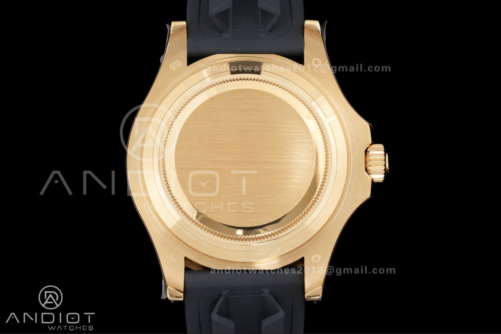 Yacht-Master 42mm 226658 YG QF 1:1 Best Edition 3D Black Ceramic Bezel on Oysterflex Strap SH3235 (Weighted)