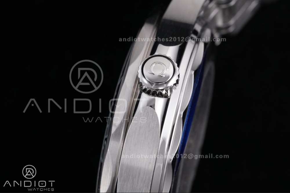 Seamaster Diver 300M Blue Ceramic Bezel V4 VSF 1:1 Best Edition Blue Dial On SS Bracelet Super Clone Asian 8800