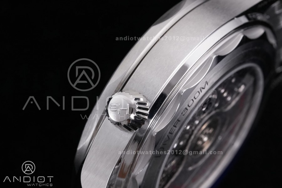 Seamaster Diver 300M Blue Ceramic Bezel V4 VSF 1:1 Best Edition Blue Dial On SS Bracelet Super Clone Asian 8800