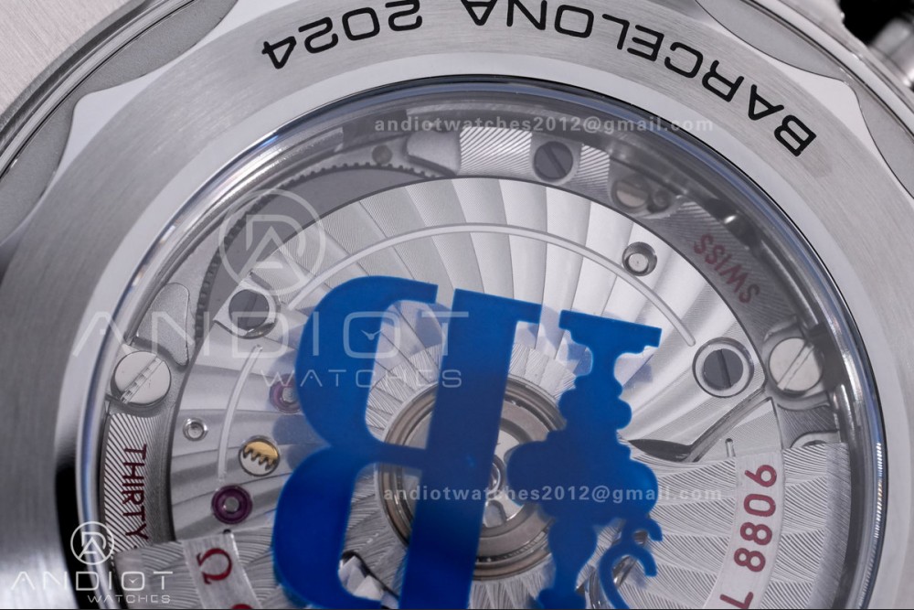 Seamaster Diver 300M America's Cup Edition V4 VSF 1:1 Best Edition White Dial On SS Bracelet Super Clone Asian 8806