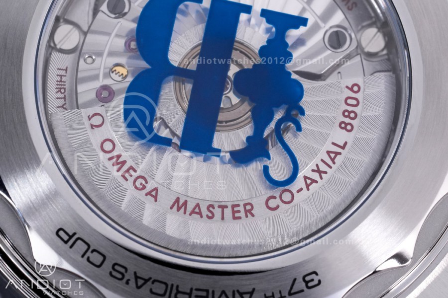 Seamaster Diver 300M America's Cup Edition V4 VSF 1:1 Best Edition White Dial On SS Bracelet Super Clone Asian 8800