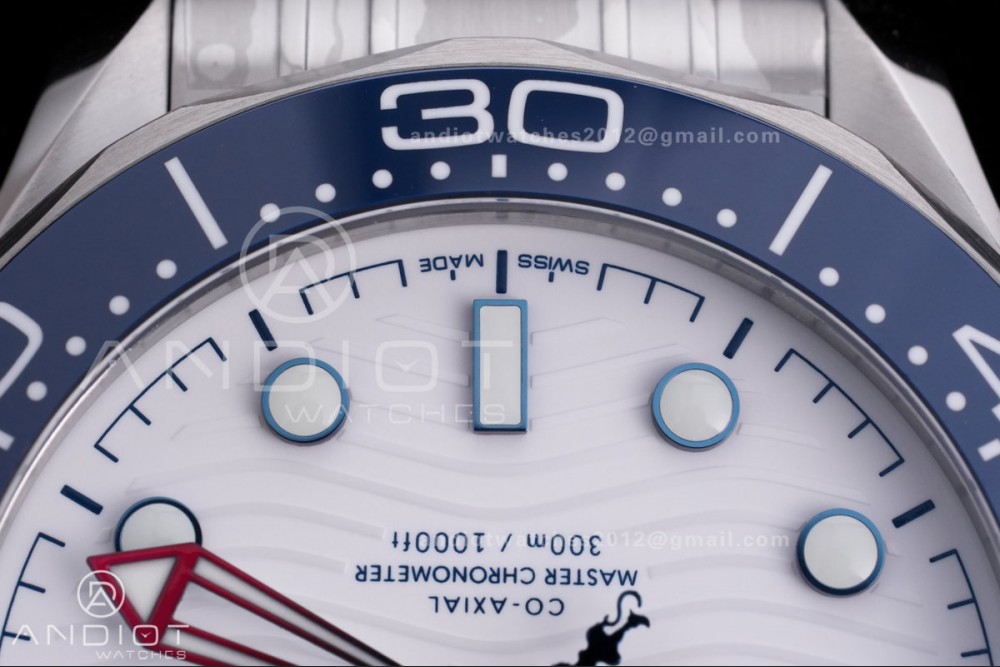 Seamaster Diver 300M America's Cup Edition V4 VSF 1:1 Best Edition White Dial On SS Bracelet Super Clone Asian 8806