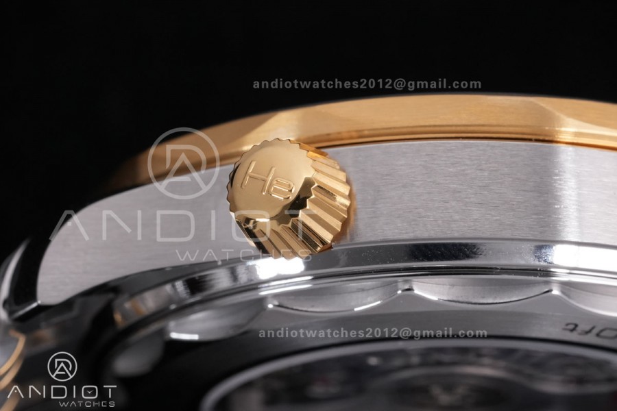 Seamaster Diver 300M SS/YG V4 VSF 1:1 Best Edition YG Bezel Black Dial on SS/YG Super Clone Asian 8800