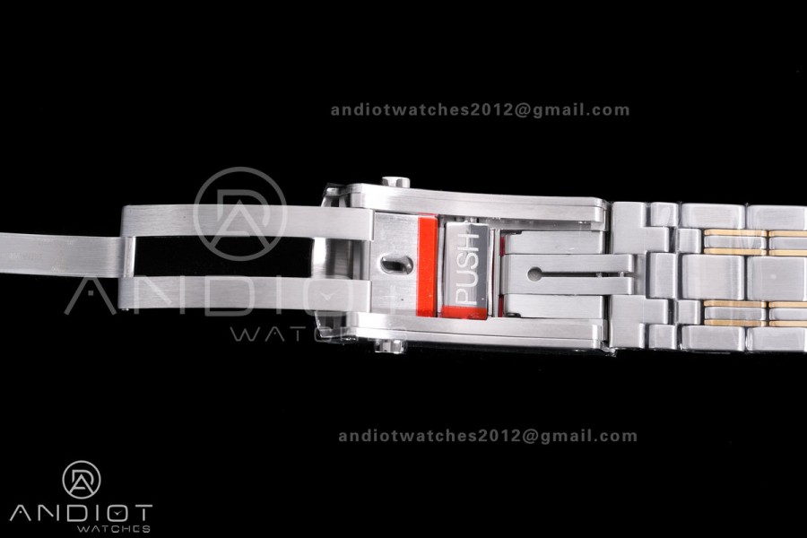 Seamaster Diver 300M SS/YG V4 VSF 1:1 Best Edition YG Bezel Black Dial on SS/YG Super Clone Asian 8800