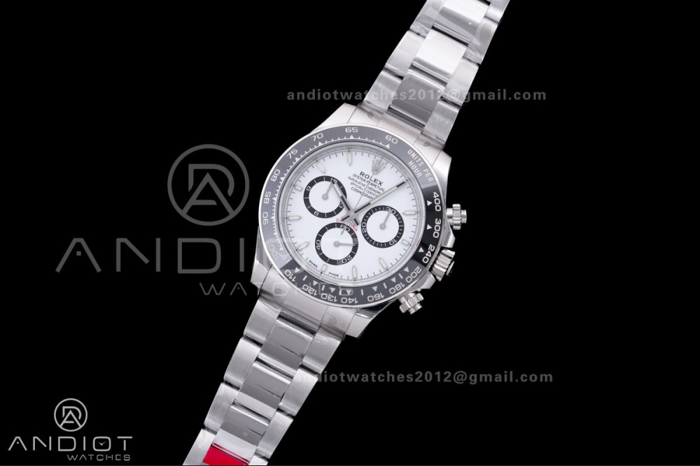 Daytona 126500 VSF 1:1 Best Edition 904L Steel White Dial on SS Bracelet DD4131