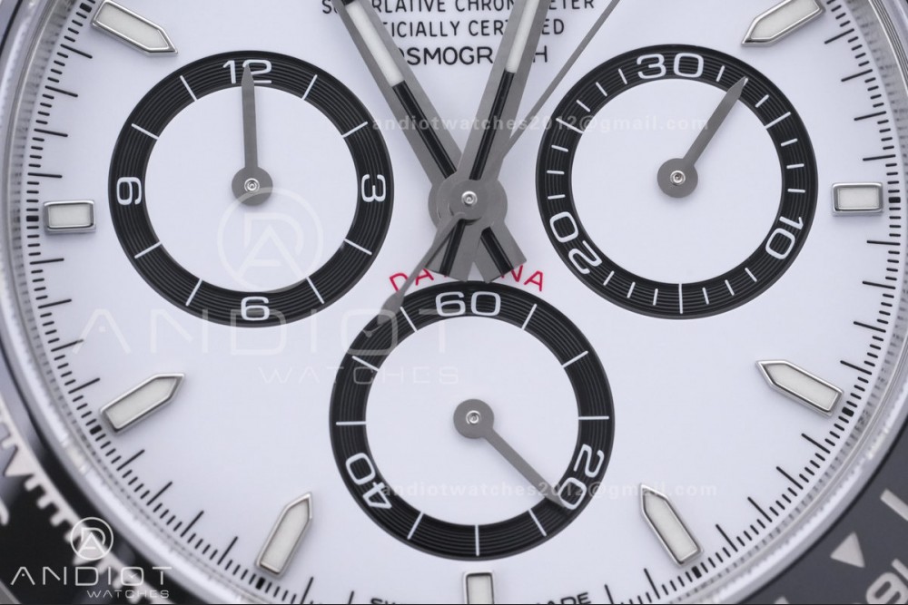 Daytona 126500 VSF 1:1 Best Edition 904L Steel White Dial on SS Bracelet DD4131