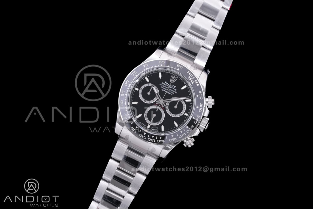 Daytona 126500 VSF 1:1 Best Edition 904L Steel Black Dial on SS Bracelet DD4131