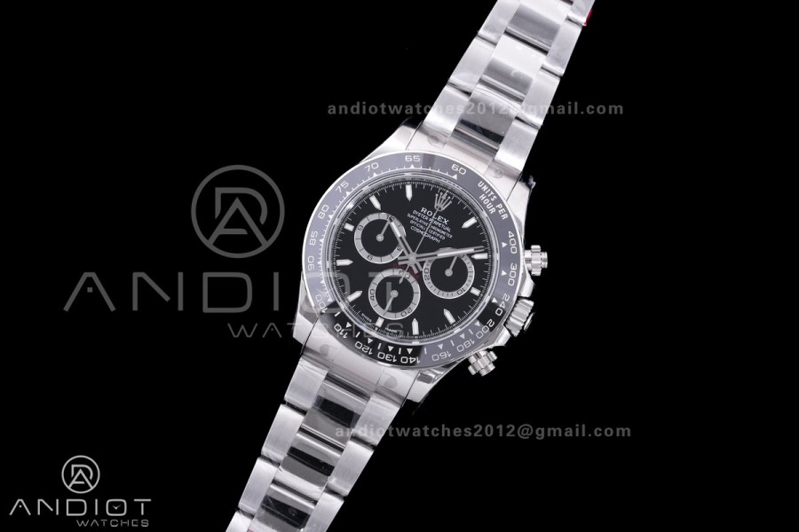 Daytona 126500 VSF 1:1 Best Edition 904L Steel Black Dial on SS Bracelet DD4131