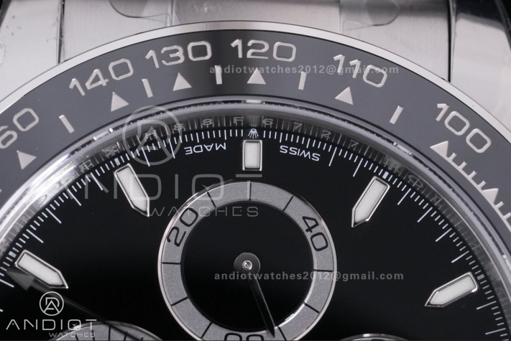 Daytona 126500 VSF 1:1 Best Edition 904L Steel Black Dial on SS Bracelet DD4131