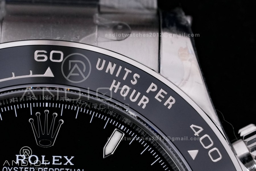 Daytona 126500 VSF 1:1 Best Edition 904L Steel Black Dial on SS Bracelet DD4131