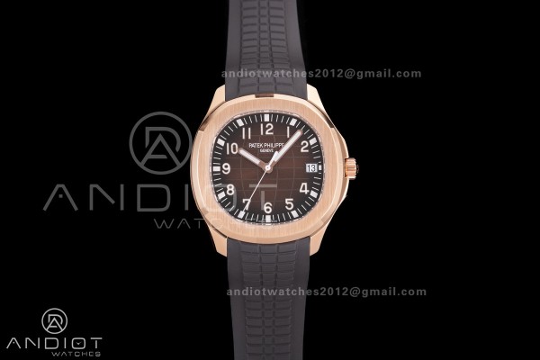 Aquanaut 5167R RG 3KF Best Edition Brown Dial on B...
